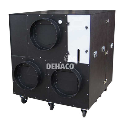 DEH30000 Vacuum machine, 2-part, exhaust side rear