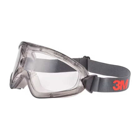 3M™ Wide Vision Goggles Series 2890, indirect ventilation, Scotchgard™ anti-fog/anti-scratch coating (K&amp;N), clear lens, 2891-SGAF