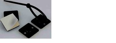 3M™ Scotchflex™ CTA-27 NC Voetstuk voor Kabelbinder, Transparant, 27 mm x 27 mm, 4 mm