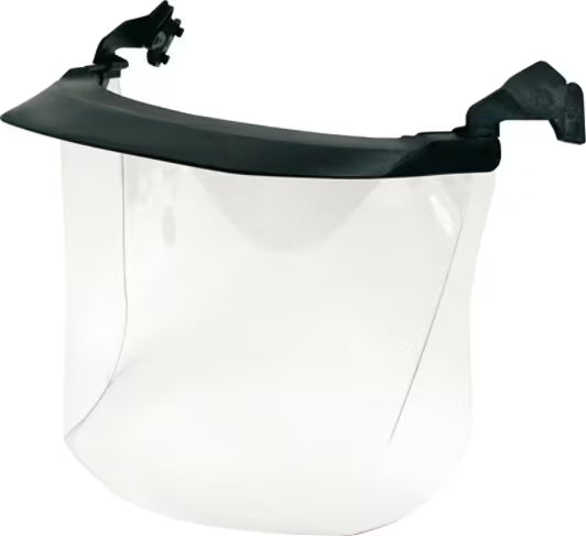 3M™ Gelaatsscherm, korte klep, polycarbonaat, helder, V4HK