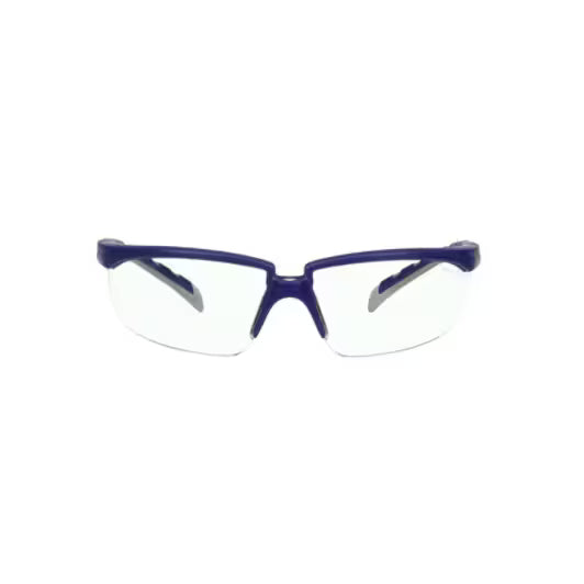 3M™ Solus™ Serie 2000, S2001AF-BLU, blauw/grijze veren, heldere anticondens/antikras lenzen, 20/doos