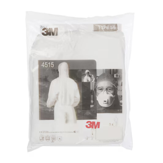 3M™ Protective Coverall, White 4515, White, M