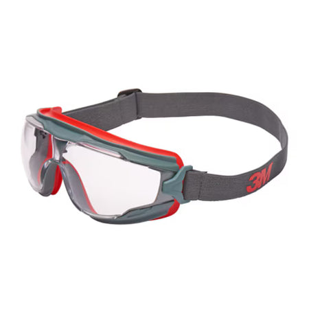 3M™ Goggle Gear™ 500 Wide-Vision Goggles, Scotchgard™ anti-fog and scratch-resistant coating (K&amp;N), GG501SGAF-EU, 10/box