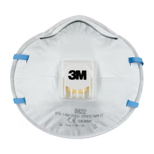 3M™ Cool Flow™ Dust Mask 8822, FFP2, with valve, 5/pack