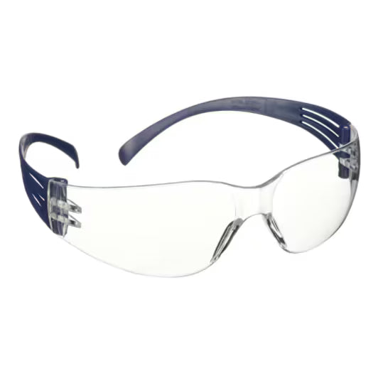 3M™ SecureFit™ 100 Veiligheidsbril, blauw montuur, krasbestendige, heldere lenzen, SF101AS-BLU-EU, 20/doos
