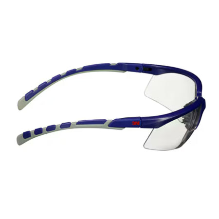 3M™ Solus™ 2000 Veiligheidsbril, blauw/grijze veren, anticondens/antikras, leesbril +2,5, heldere lenzen, S2025AF-BLU, 20/doos