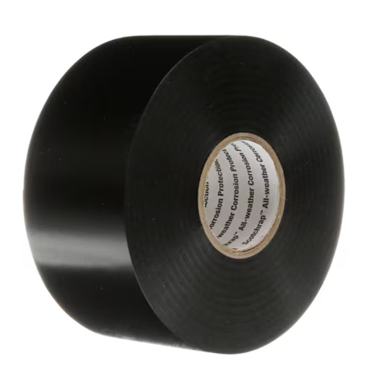 3M™ Scotchrap™ 50 Corrosion-Resistant Tape, Black, 50 mm x 30 m, 0.25 mm, Bulk