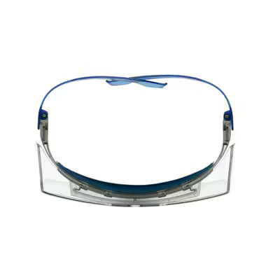 3M™ SecureFit™ 3700 Overzetbril, blauwe veren, wenkbrauwbescherming, Scotchgard™ anticondens (K&N), heldere lens, SF3701XSGAF-BLU-EU, 20/doos