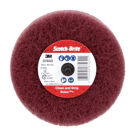 Scotch-Brite™ Wheel, CF-D4,  A VFN 100 X 30 MM WL