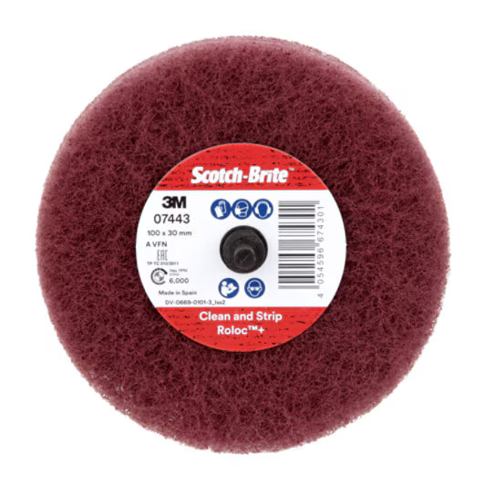 Scotch-Brite™ Wheel, CF-D4,  A VFN 100 X 30 MM WL
