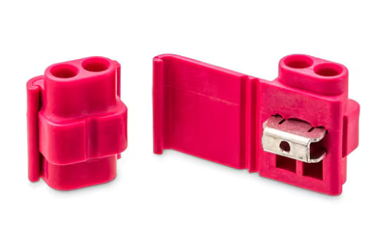 3M™ Scotchlok™ 557 End-Stop Connector, Red, 600 V, max. 0.5 - 1.5 mm², 100 Pieces / Bag
