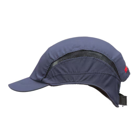 3M™ First Base™ 3-Piece Cap 2030031, Classic, Navy Blue, Short Brim, 55 mm, Custom