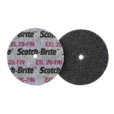Scotch-Brite™ EXL Unitized Wheel XL-UW, 76 mm x 12.7 mm x 6.35 mm, 2S FN