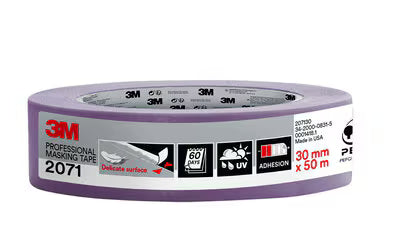 Scotch® Professional Masking Tape 2071, 30 mm x 50 m, 1 roll/pack, 70% PEFC SGSCH-PEFC-COC-110078