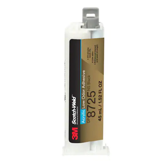 3M™ Scotch-Weld™ Geurarme Acrylaatlijm DP8725NS, Zwart, 45 ml Duo-Pak