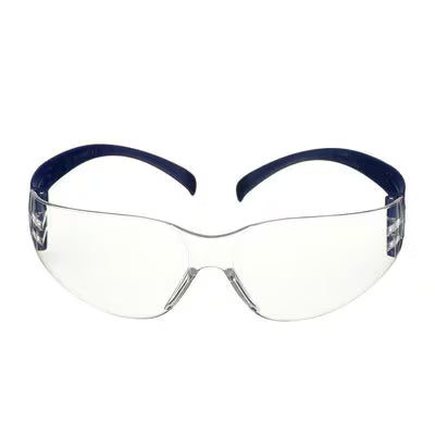 3M™ SecureFit™ 100 Safety Glasses, blue frame, scratch-resistant, clear lenses, SF101AS-BLU-EU, 20/box