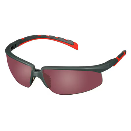 3M™ Solus™ Serie 2000, S2024AS-RED, grijs/rode veren, spiegelende rode, krasbestendige lenzen, 20/doos