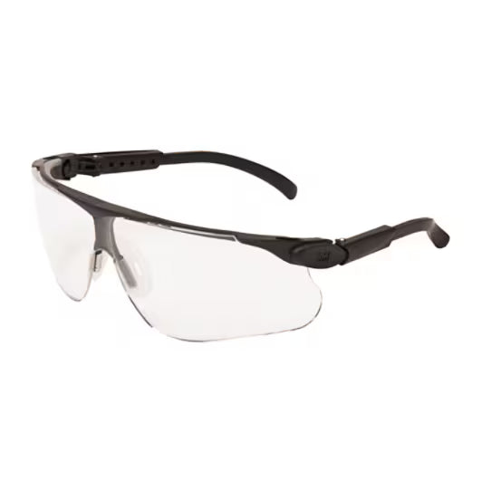 3M™ Maxim™ Ballistische veiligheidsbril, zwart/grijs montuur, DX, transparante lens, 13296
