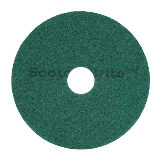 Scotch-Brite™ Floor Pads, Green, 305 mm, 5/Box
