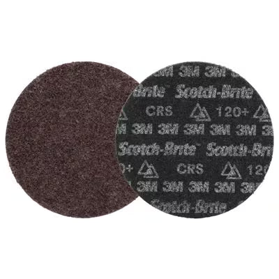 Scotch-Brite™ Precision Heavy Duty Surface Conditioning-schijf, HD-DH, Coarse 120+, 127 mm x NH, 50 ea/Case