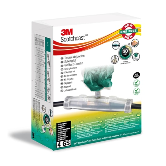 3M™ Scotchcast™ 92-NBA GS Giethars-Lijnverbindingsmof, maat 7, 0.6/1 kV, 4x 120 - 240 mm², 1/doos