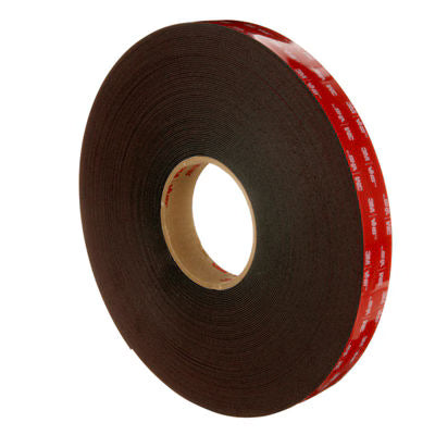 3M™ VHB™ Tape 4947F, Black, 6 mm x 33 m, 1.1 mm