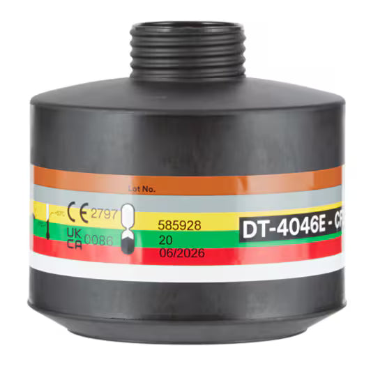 3M™ Gas/damp-patroon en deeltjesfilter met DIN-schroefdraad CF32 A2B2E2K2HgP3 R D, DT-4046E