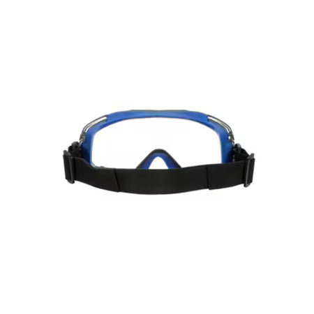 3M™ GoggleGear™ 6000 Wide-Vision Goggles, blue sealing edge, neoprene strap, Scotchgard™ anti-fog and anti-scratch coating (K&amp;N), clear lens, GG6001NSGAF-BLU-EU, 10/box
