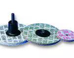 Scotch-Brite™ Roloc™+ Cut and Polish Unitized Wheel CP-UR, 75 mm x 6 mm x 10 mm, 5A FIN