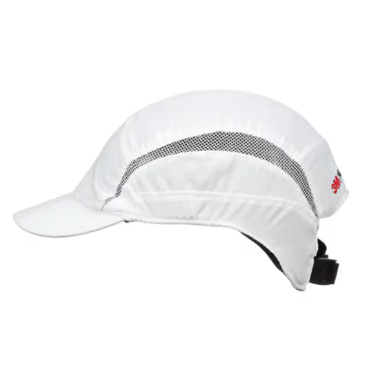 3M™ First Base™ 3 Stootpet 2030604, Classic, wit, korte klep, 55 mm