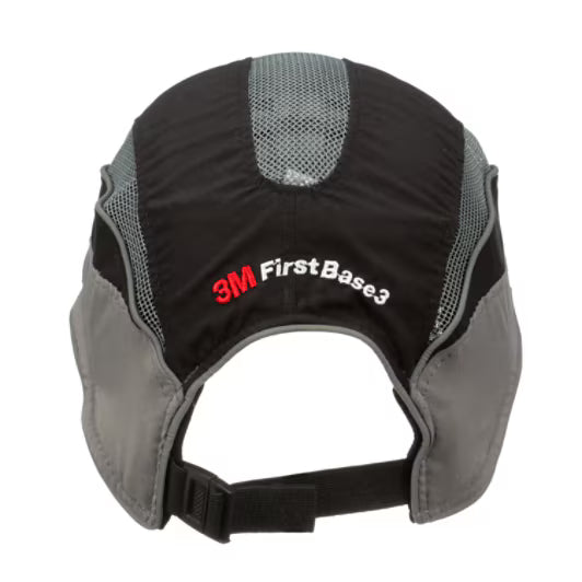 3M™ First Base™ 3 Impact Cap 2031217, Elite, black/grey, standard valve, 70 mm, customized