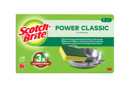 Scotch-Brite® Classic-schuurspons, 1 verpakking