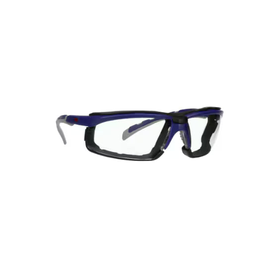 3M™ Solus™ Series 2000, S2001SGAF-BGR-F, gray/blue-green lenses, Scotchgard™ anti-fog coating, clear AC-AK lenses, foam packaging 20/box