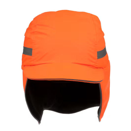 3M™ First Base™ 3 Impact Cap 2021218, Winter, hi-viz, orange, short brim, 55 mm, customized