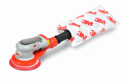 3M™ Elite Pneumatic Orbital Sander with Dust Extraction + Dust Bag, 76 mm, 12,000 RPM, 2.5 mm Throw
