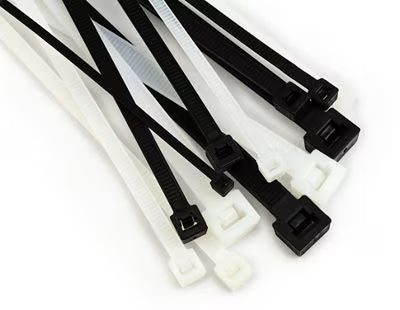 3M™ Scotchflex™ Kabelbinder FS 550 DW-C, Zwart, 550 mm x 9.0 mm