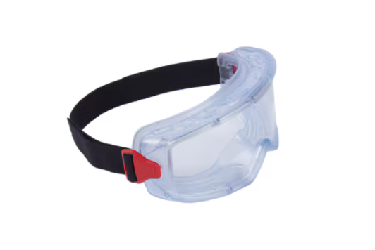3M™ GoggleGear™ Wide-Vision Goggles 3000 Series, PVC Frame, Clear AF Lens, Fabric Strap, GG3001-AF EU