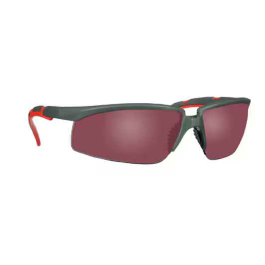3M™ Solus™ Serie 2000, S2024AS-RED, grijs/rode veren, spiegelende rode, krasbestendige lenzen, 20/doos