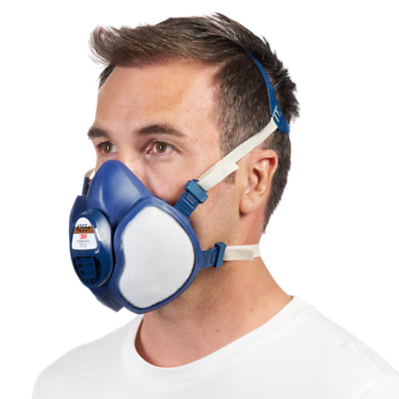 3M™ Maintenance Free Half Mask Respirator, 4255+, FFA2P3R D Filters, 1/Pack