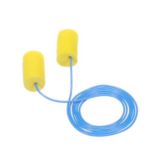 3M™ EAR™ Classic™ Earplugs, with cord, 200 pairs/box, CC-01-001