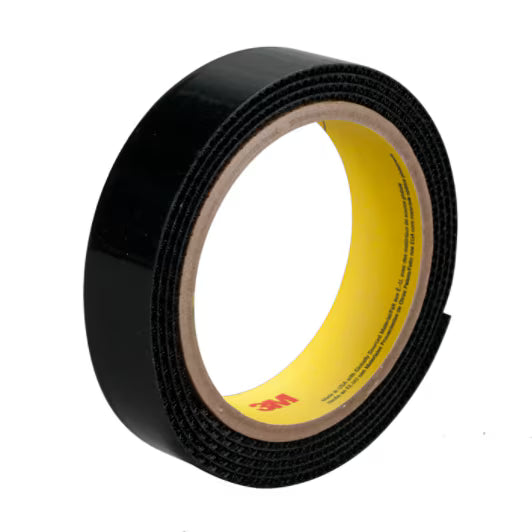 3M™ Brandwerende Klittenbandsluiting - lus SJ3518FR, Zwart, 25 mm x 45.7 m, 3.6 mm