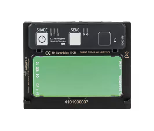 3M™ Speedglas™ Automatisch donkerkleurende lasfilters 100-serie, 100B, tinten 3, 10-12, 750014