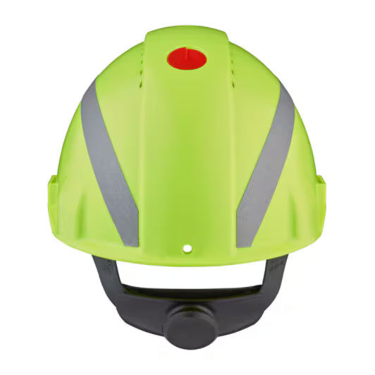3M™ Veiligheidshelm, Uvicator, ratelverstelling, ventilatie, reflecterend, kunststof zweetband, hi-viz, G3000NUV-R-GB