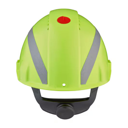 3M™ Veiligheidshelm, Uvicator, ratelverstelling, ventilatie, reflecterend, kunststof zweetband, hi-viz, G3000NUV-R-GB