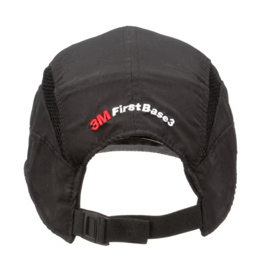 3M™ First Base™ 3 Bump Cap 2030609, Classic, Black, Micro-Vent, 25 mm, Custom