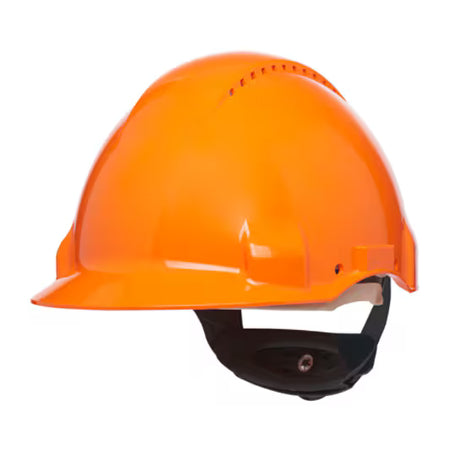 3M™ Veiligheidshelm, Uvicator, pinlock, ventilatie, leren zweetband, oranje, G3000DUV-OR