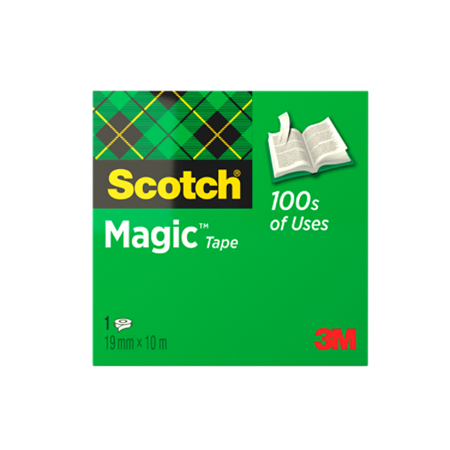 Scotch® Magic™ Invisible Tape, 1 roll, 19 mm x 10 m