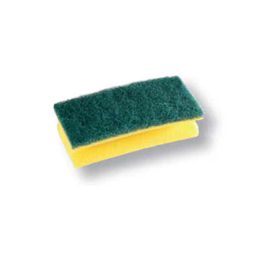 Scotch-Brite™ 97 Abrasive Sponge, nail-protective, green, 50/pack