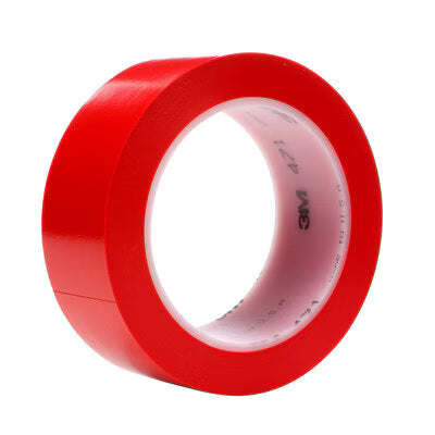 3M™ Vinyl Tape 471, Rood, 25 mm x 33 m, 0.14 mm