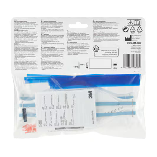 3M™ 9320D+ Aura™ Wegwerpstofmaskers, FFP2, zonder ventiel, 3/verpakking